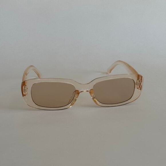 Retro square sunglasses with a - Picture 1 of 6